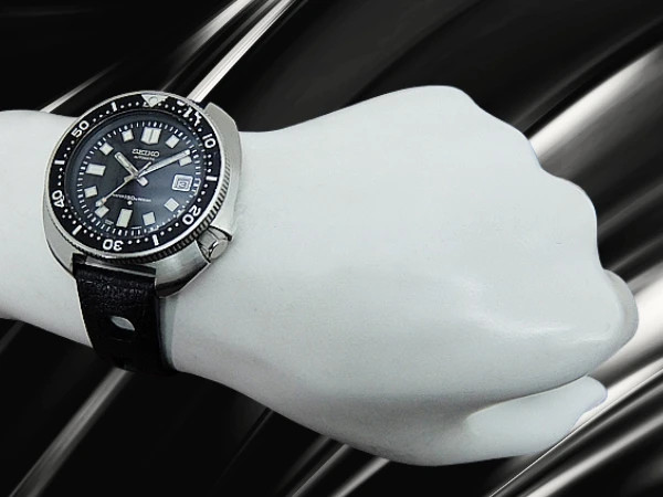 SEIKO Watch 2nd Diver TROPIC 6105-8110 Uemura Model Stainless Steel Black Dial