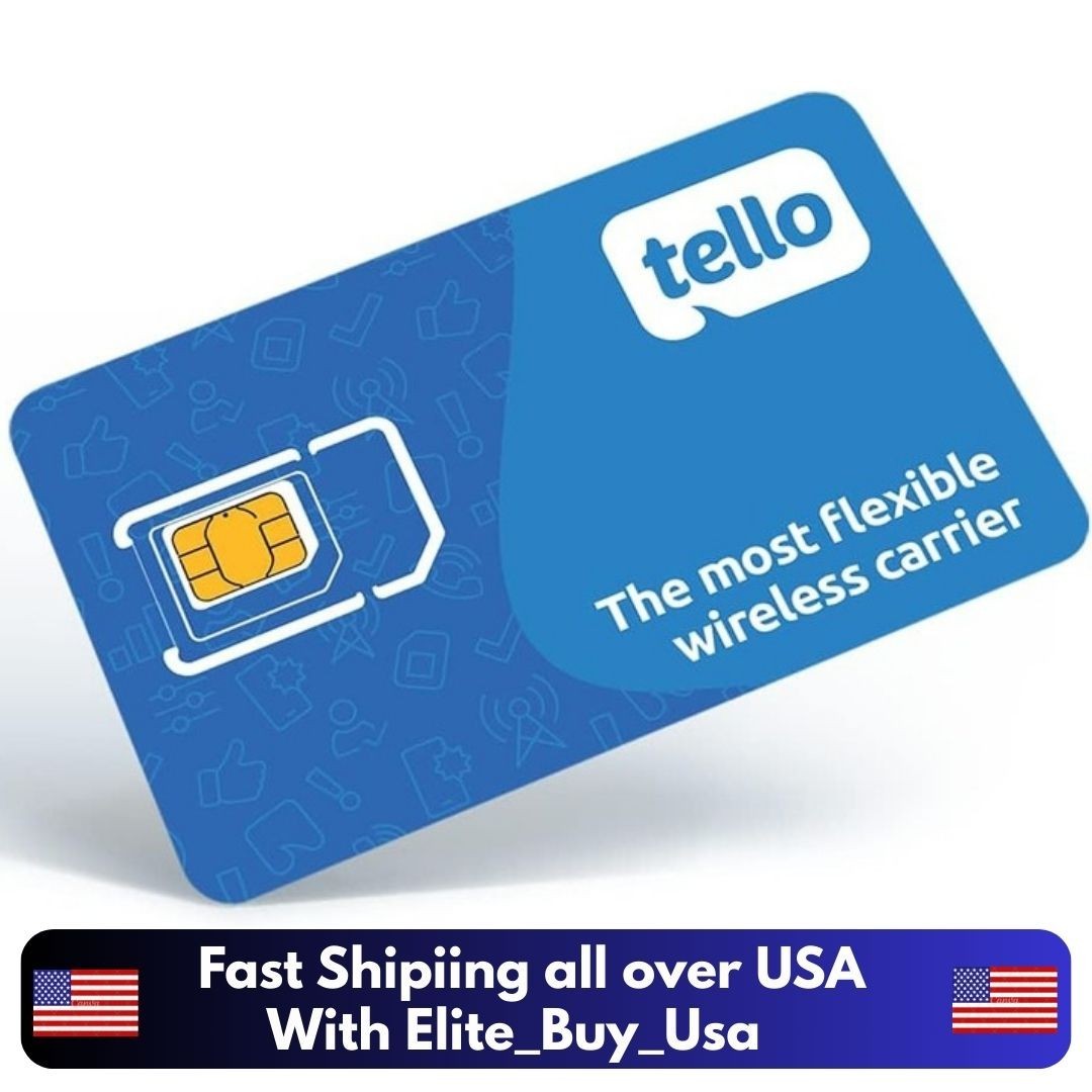 Tello Mobile - Bring Your Own Phone - 3 in 1 GSM SIM Card Kit *NEW*