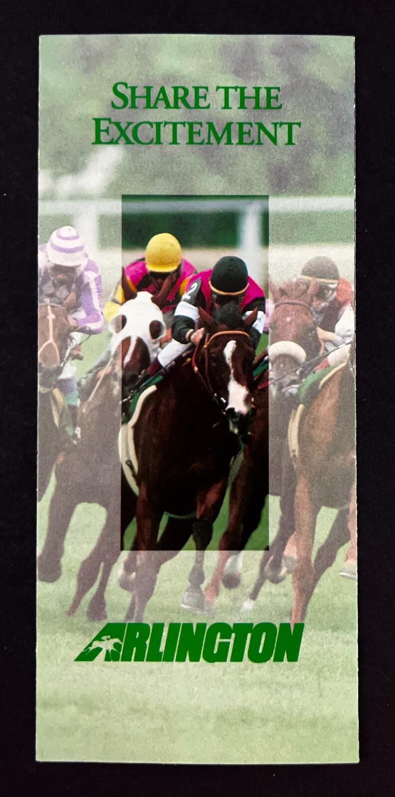 1996 Arlington International Racecourse Arlingthon Heights IL Vintage Brochure