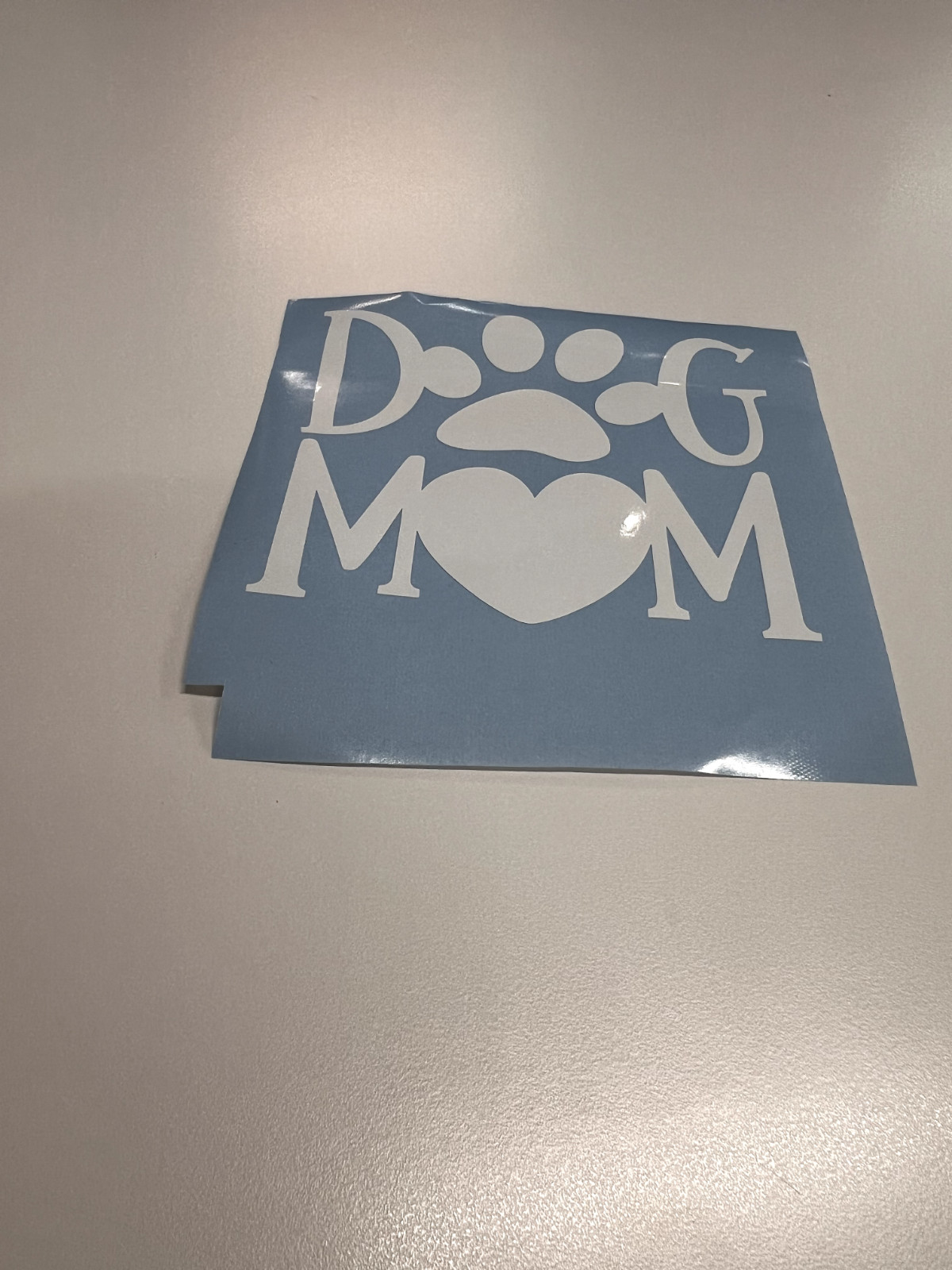 Vinyl Decal Sticker Waterproof Car Window Laptop Wall Graphic DOG MOM LOVE