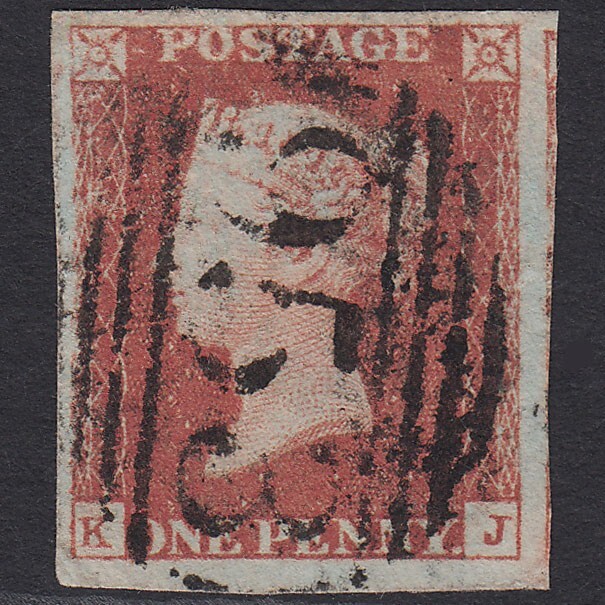 R6_24 GB QV 1841 1d PLATE 87 SG8-B1(1) KJ FU 4 GOOD MARGINS BLACKPOOL 953