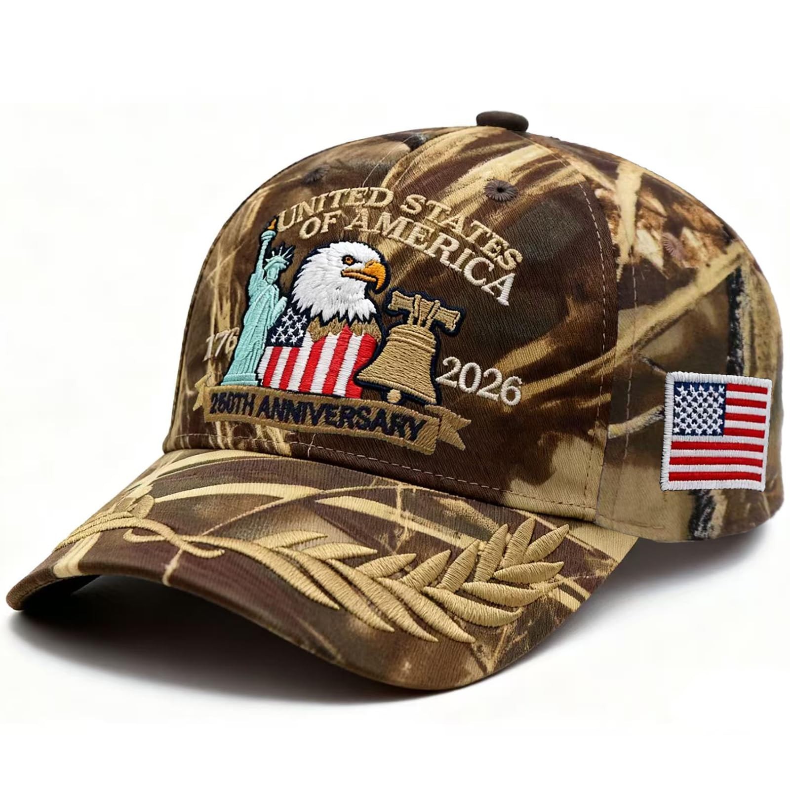 Bcefuho 250 Anniversary USA Hat 250th hat One Size, Come 