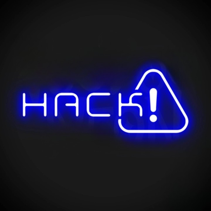 Hack Flex Neon Sign 22"x11" Light Man Cave Vintage Room Open Wall Decor