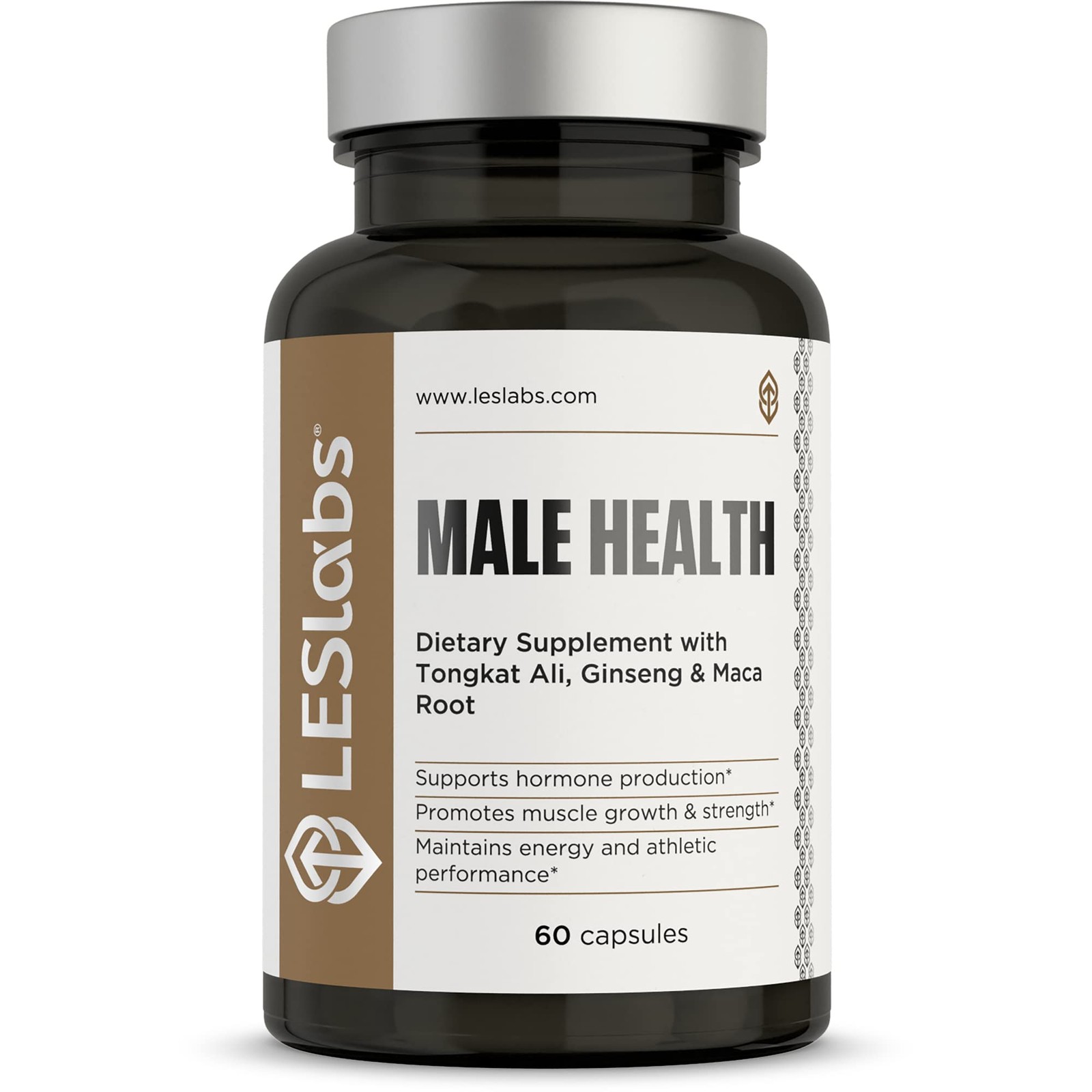 LES Labs Male Health – Enhance Hormone Production, 60 Count (Pack of 1) 