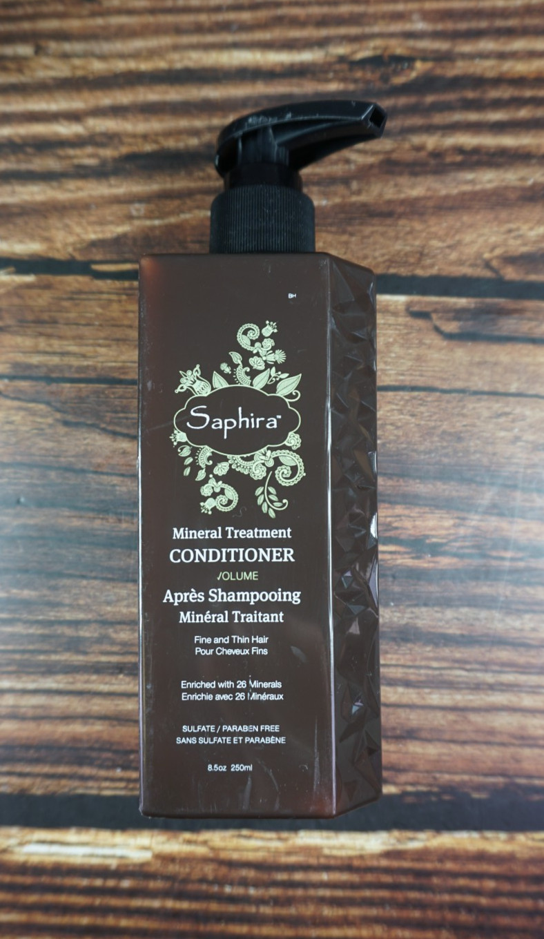 New Saphira Volume Boost Mineral Conditioner, 8.5 oz for Fine/Thin Hair