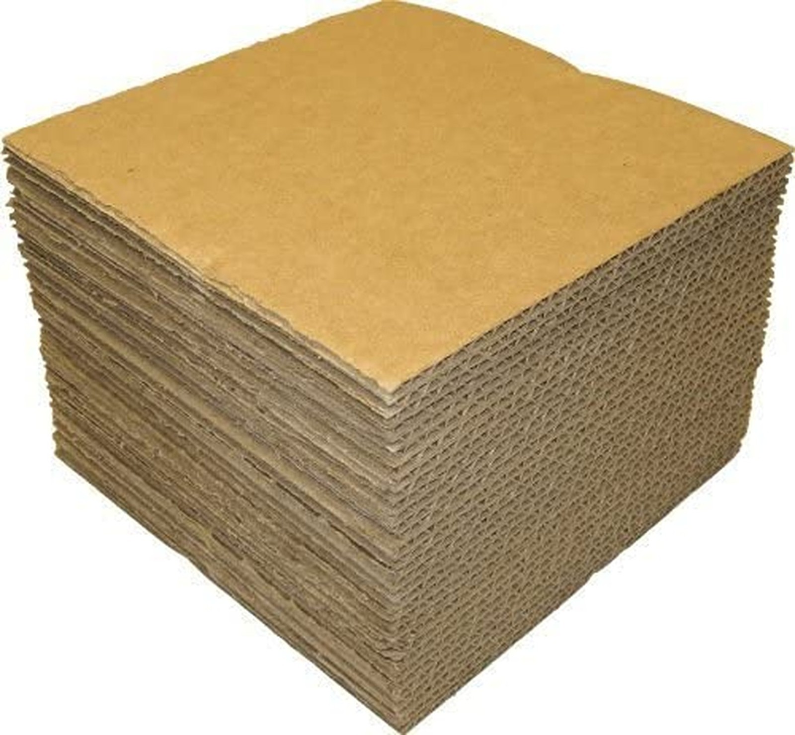 (50) - 12" Kraft Brown LP Record Pads - 12 7/16" x 12 7/16" - Extra Protectio...