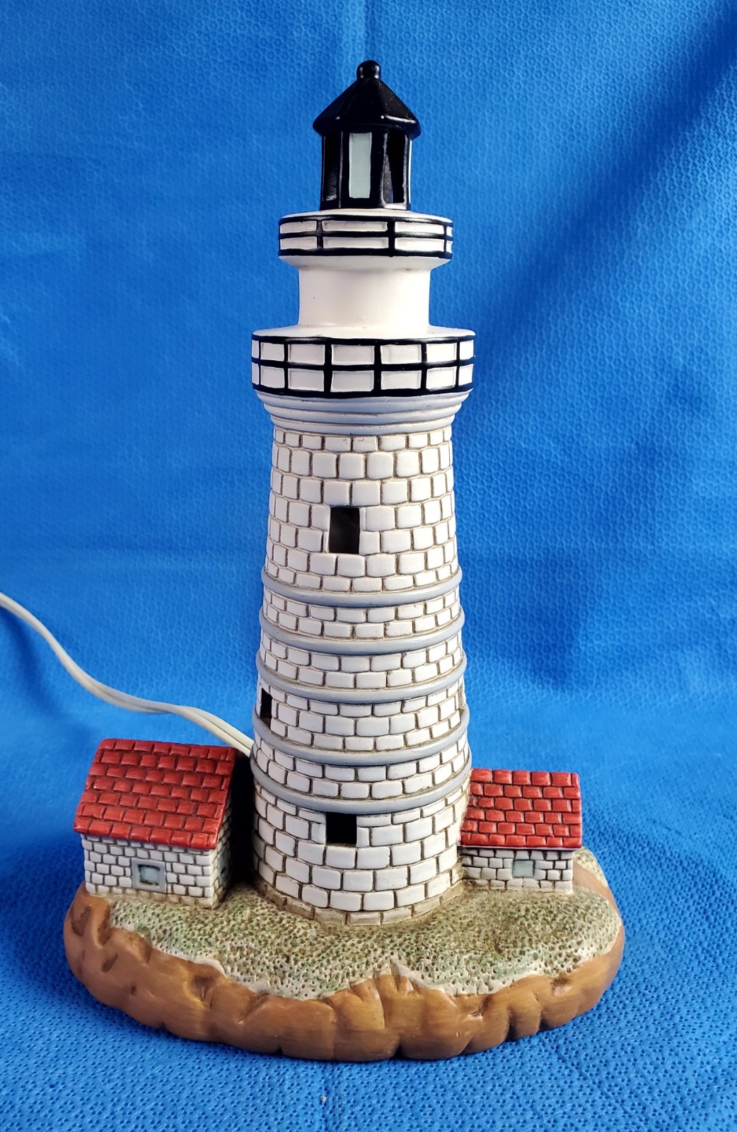 Lefton Lighted Lighthouse- Nightlight - Vintage 1993 - Boston Harbor - c 1783