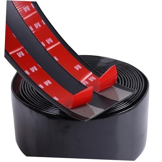 4"(100mm) Heavy Duty Automotive Trim Molding Car Side 10FT Glossy Black
