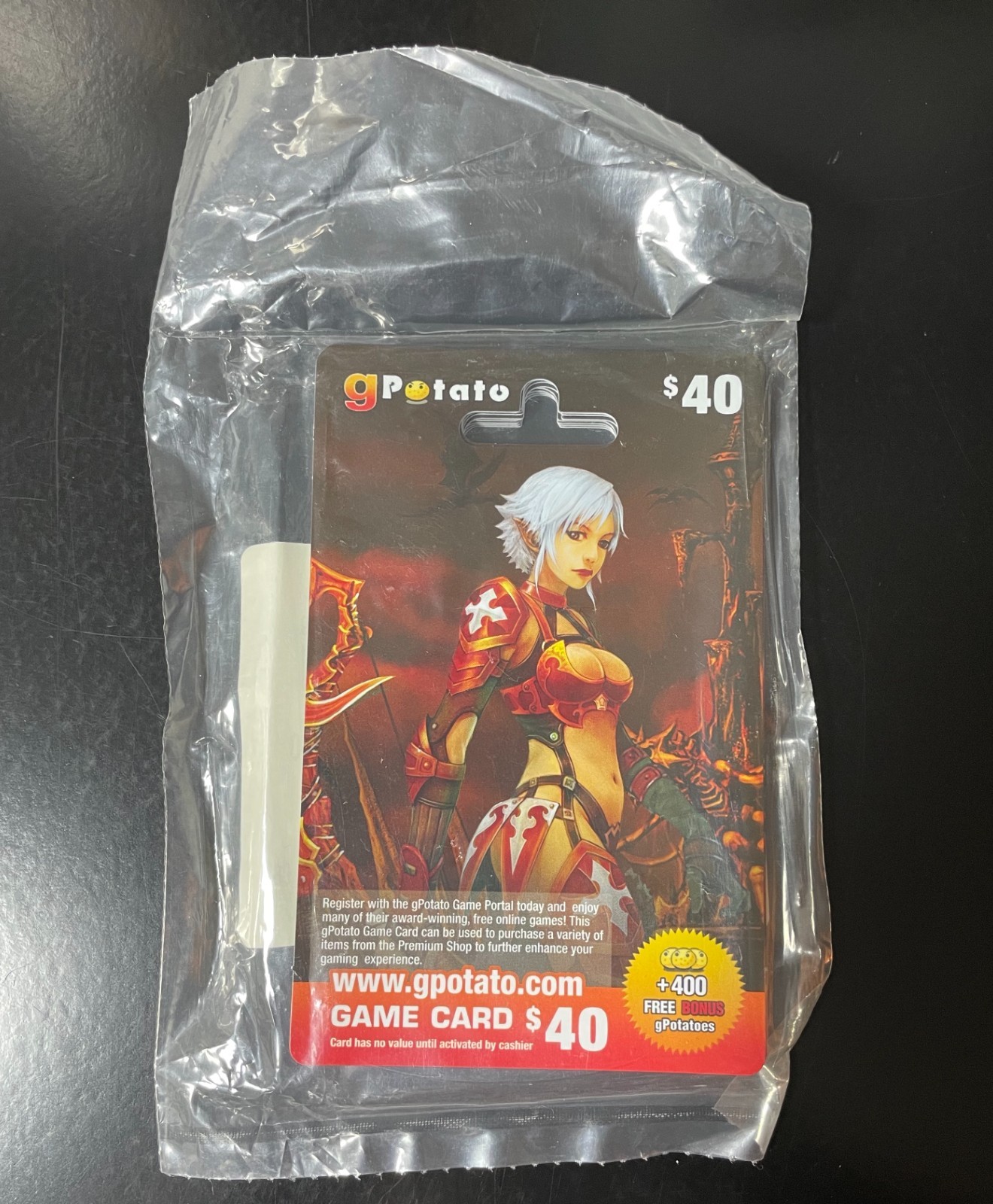 GPotato Video Game Gift Card New Pack of 10 (No Value) Collectible