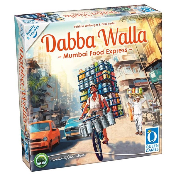 Queen Games Dabba Walla Family Friends Compact Edition Board Game