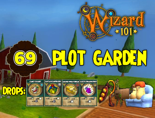 Wizard101 | 69 Couch Potatoes & Plot (24-48 Hour Delivery)