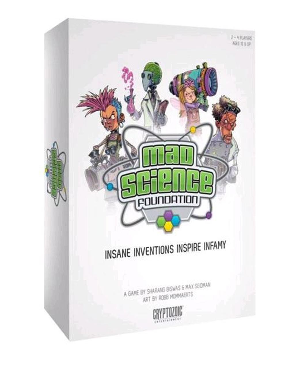 Mad Science Foundation Board Game - Cryptozoic Entertainment