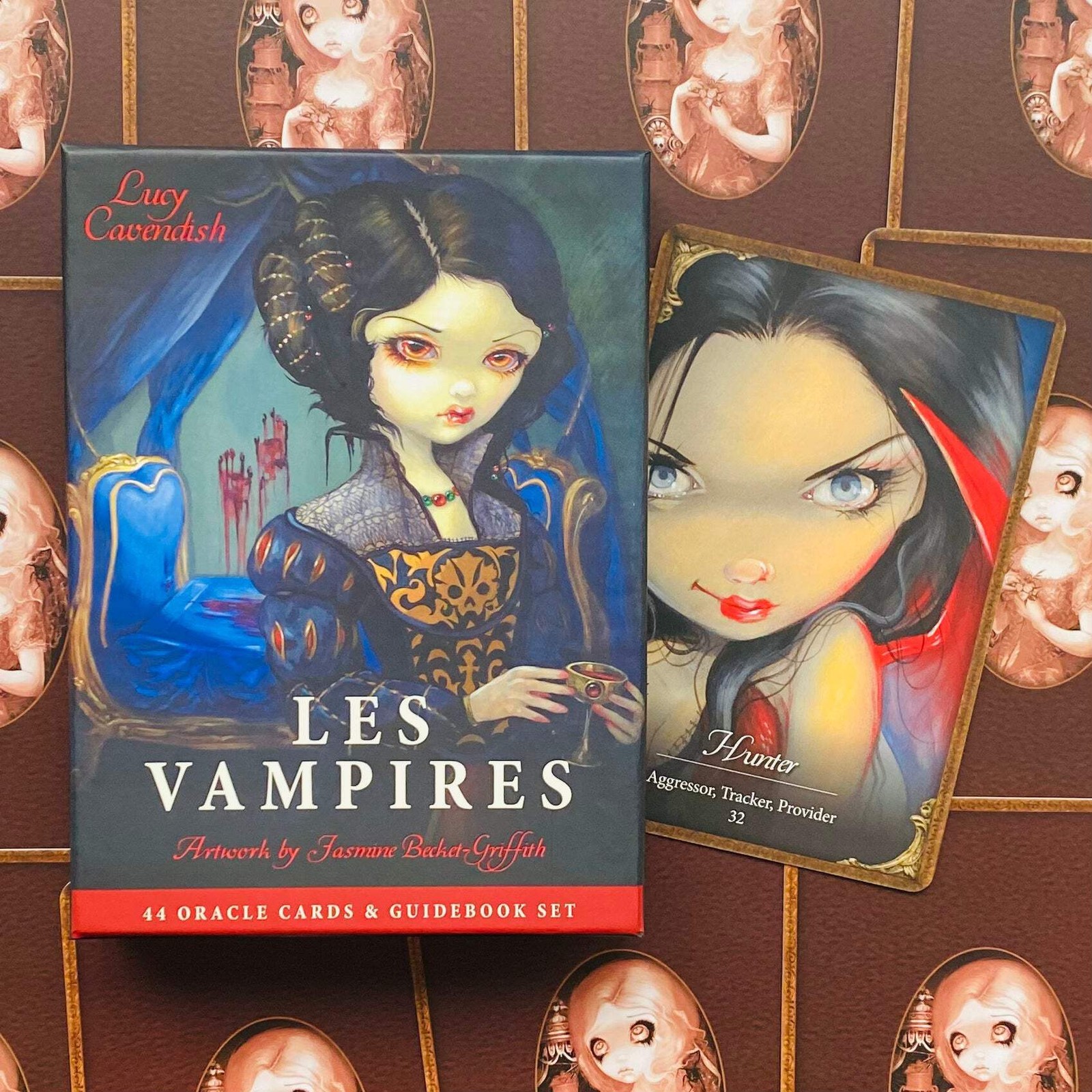 The Vampires Oracle Cards Deck Lucy Cavendish Esoteric Telling Blue Angel NEW