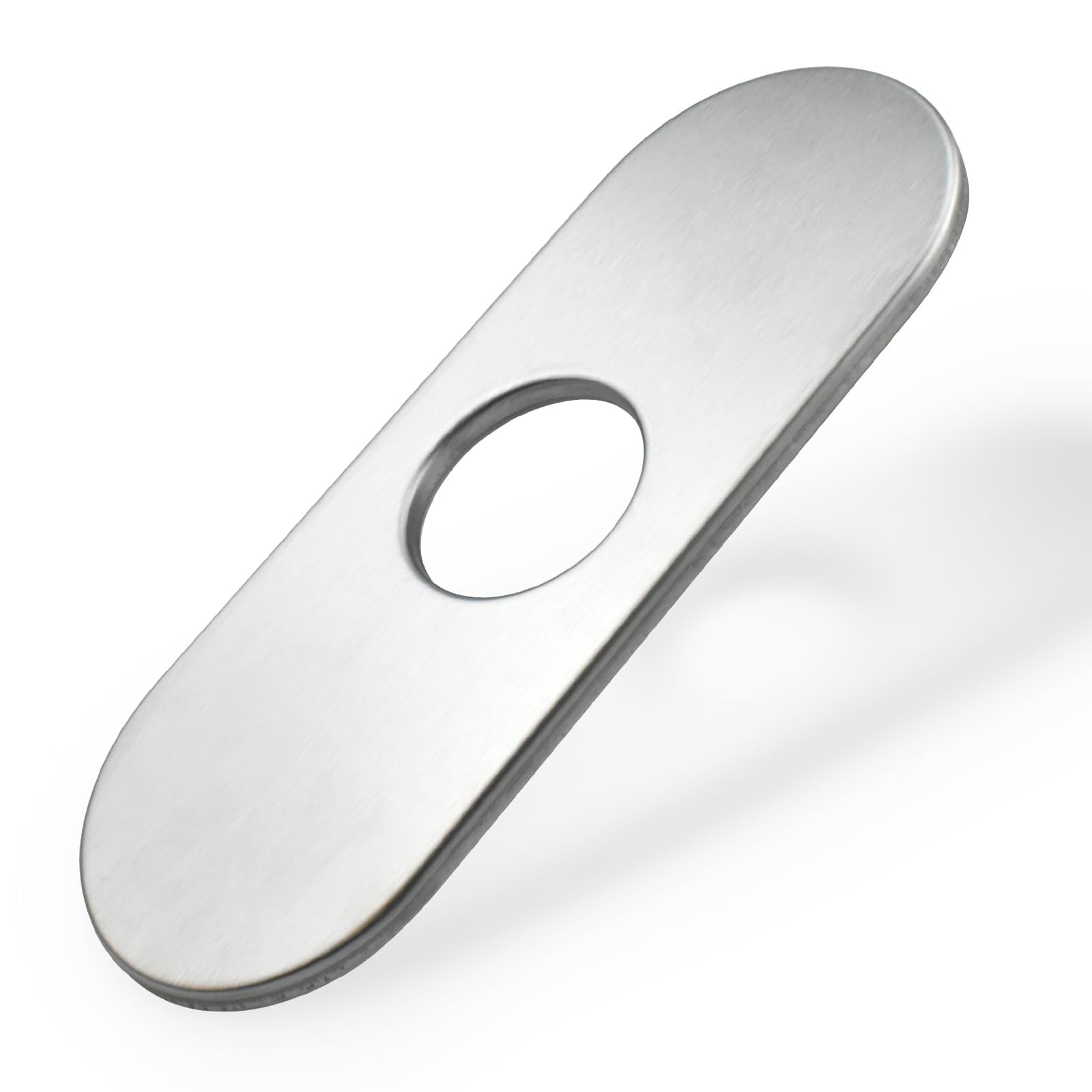 6 IN Sink Hole Cover Deck Plate, Stainless Steel Faucet Deck Plate Fit for 1 ...