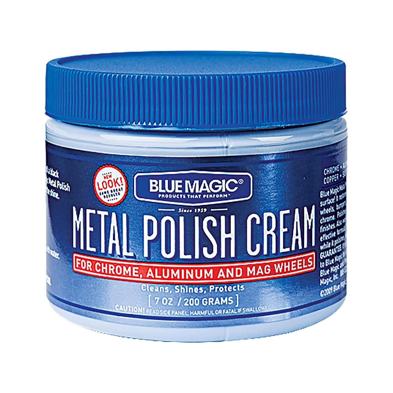 Blue Magic 400 Metal Polish Cream Non-abrasive Tarnish and 7 Ounce, 
