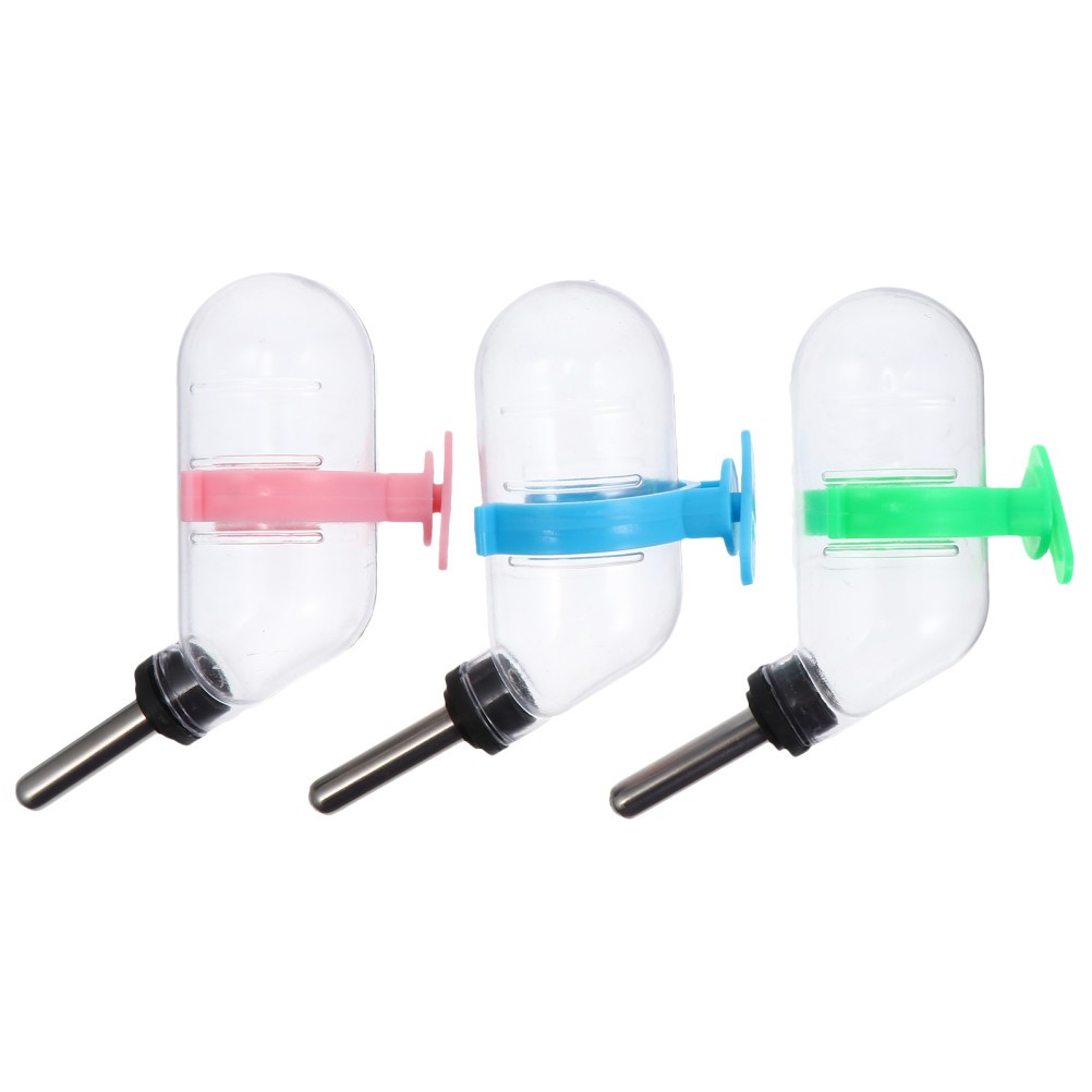  3pcs Simple Hamster Drinking Tools Useful Water Feeders Practical Drinking