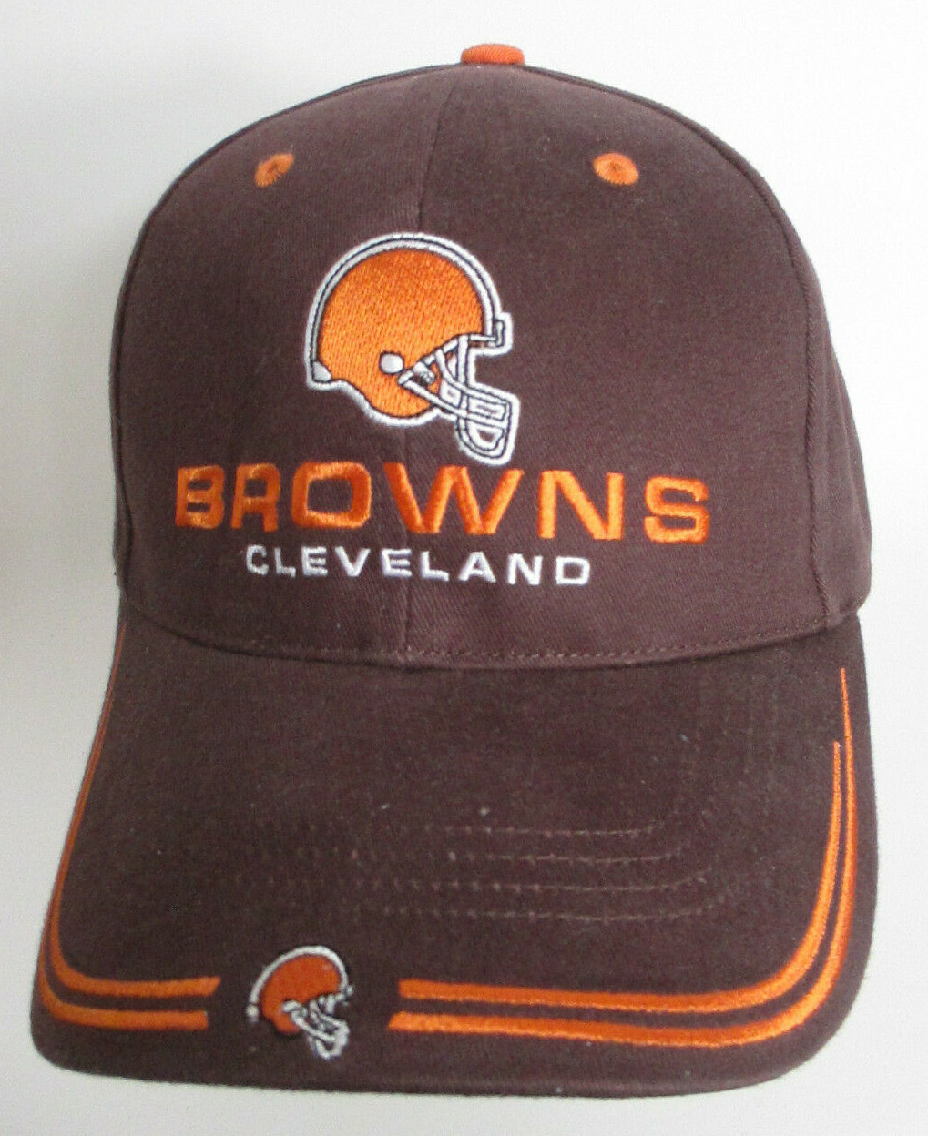  CLEVELAND BROWNS Hat 1990's Vtg Twins Enterprise Game Day Strapback Cap