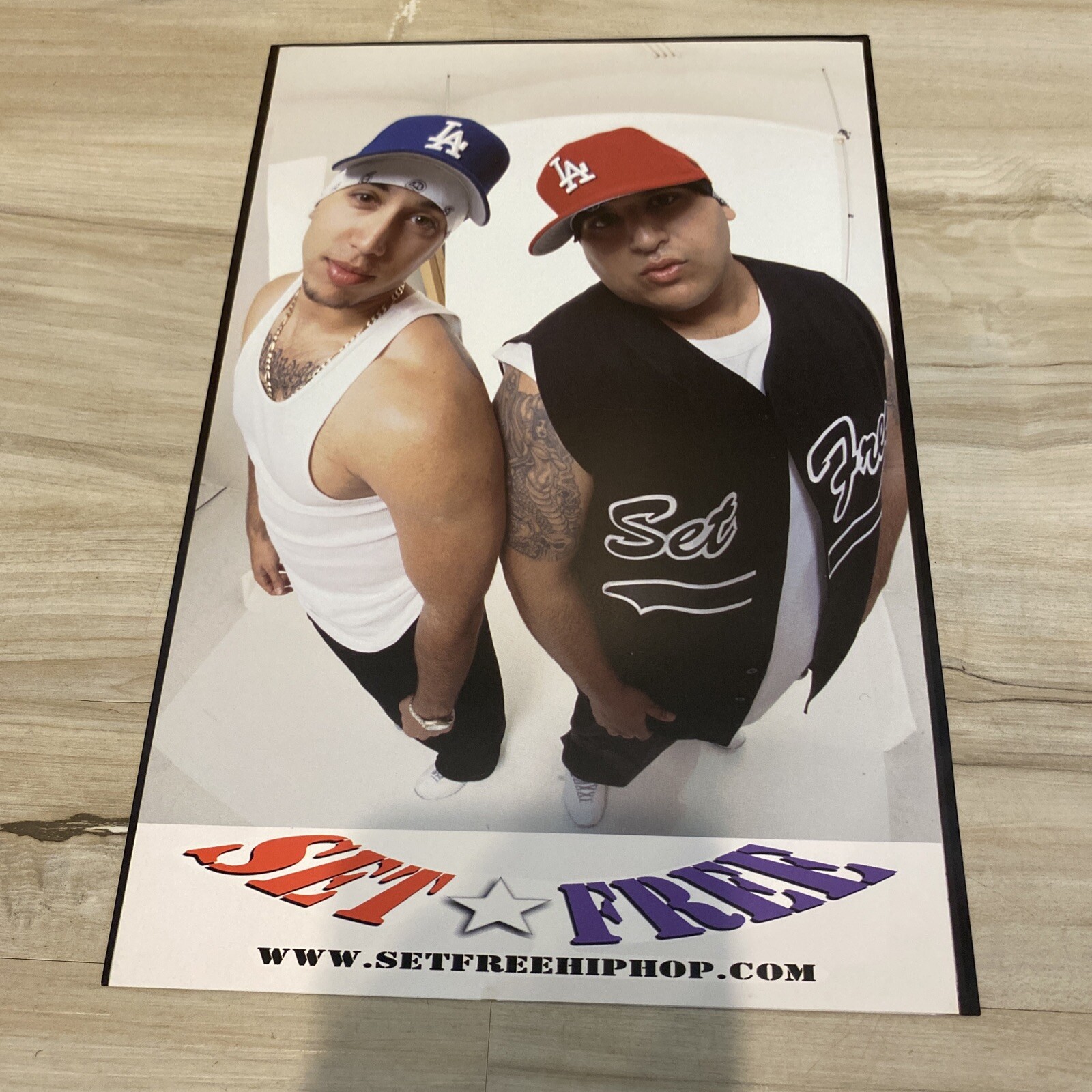 Set Free Screaming Giant Records 7.5x11 Poster Christian Hip hop West coast