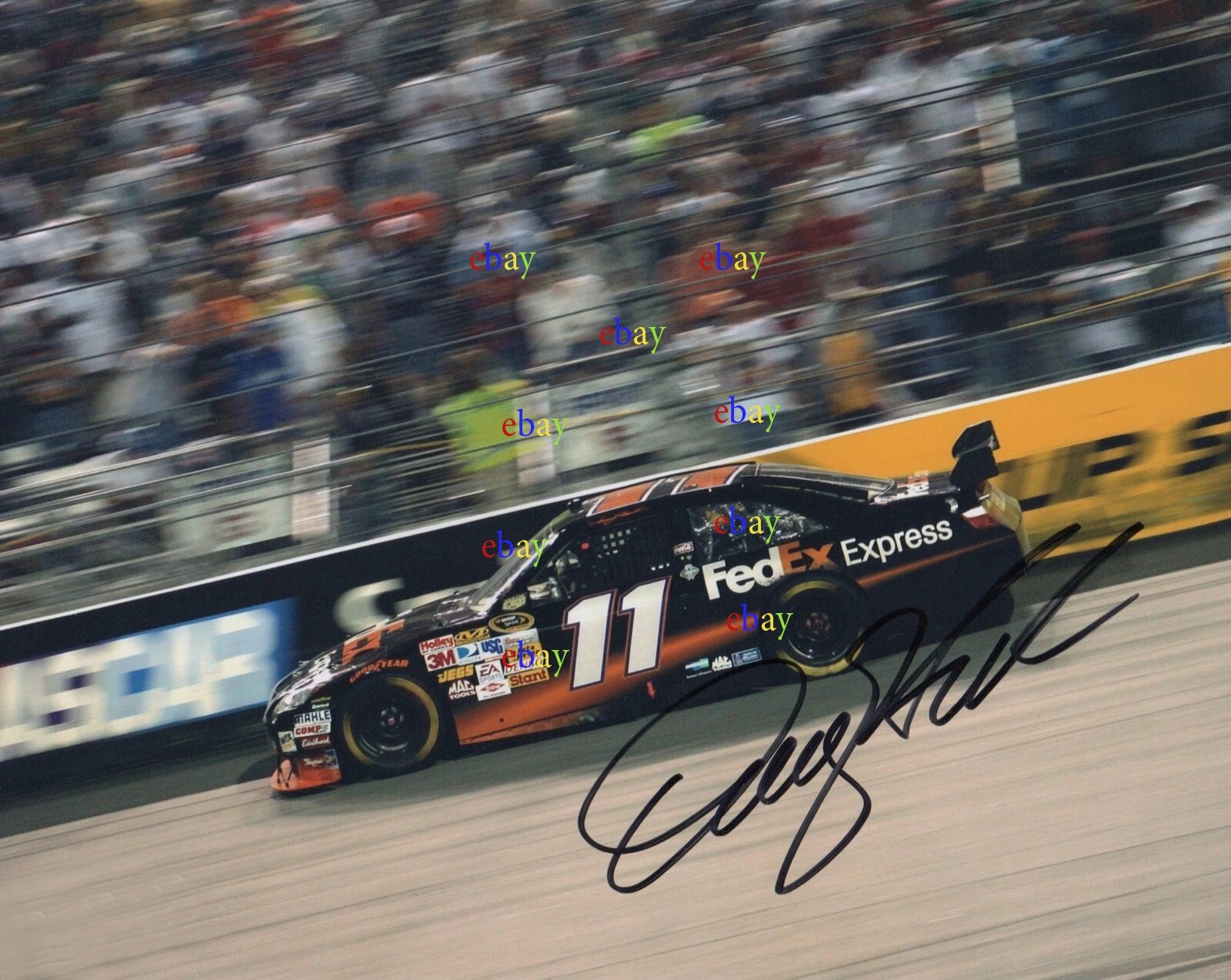Denny Hamlin NASCAR Signed Autographed 8x10 photo Reprint