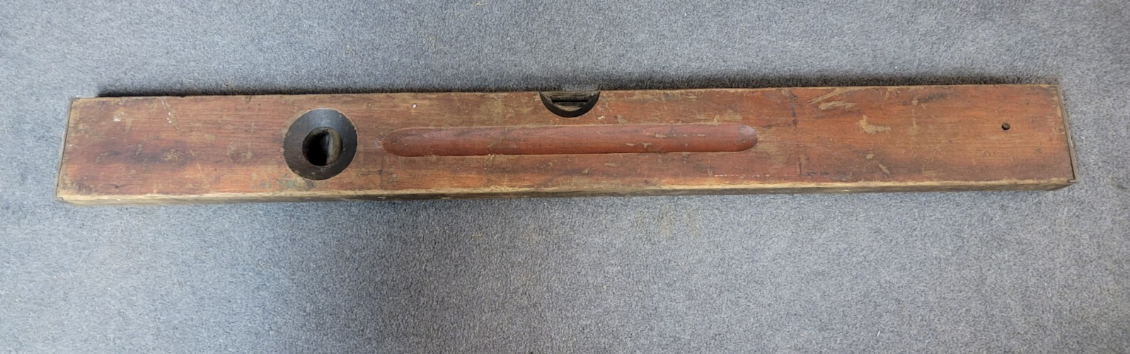 Stanley Sweat Heart Wooden Level # 3 Wood & Brass 30" Carpenter Tools