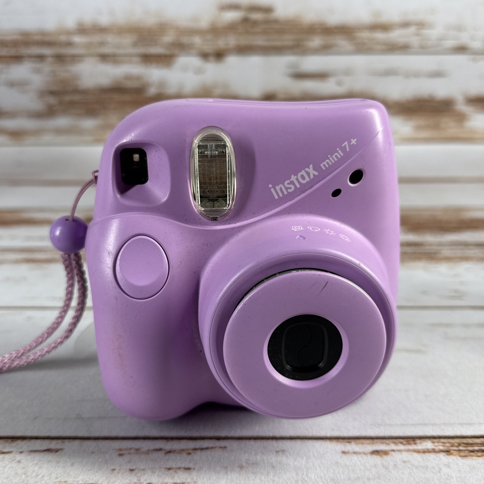 Fujifilm Instax Mini 7s Purple Instant Film Camera No Battery Cover