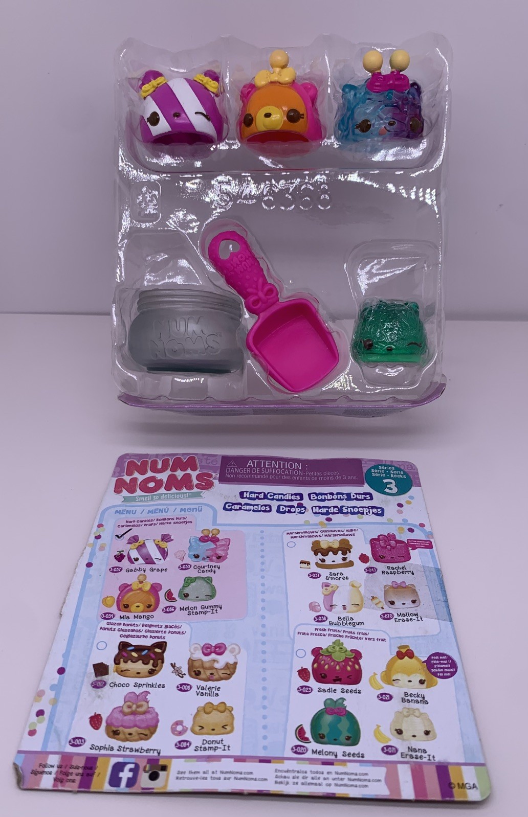 Num Noms 2016 Hard Candies Series 3 Melon Gummy Stamp-It! 