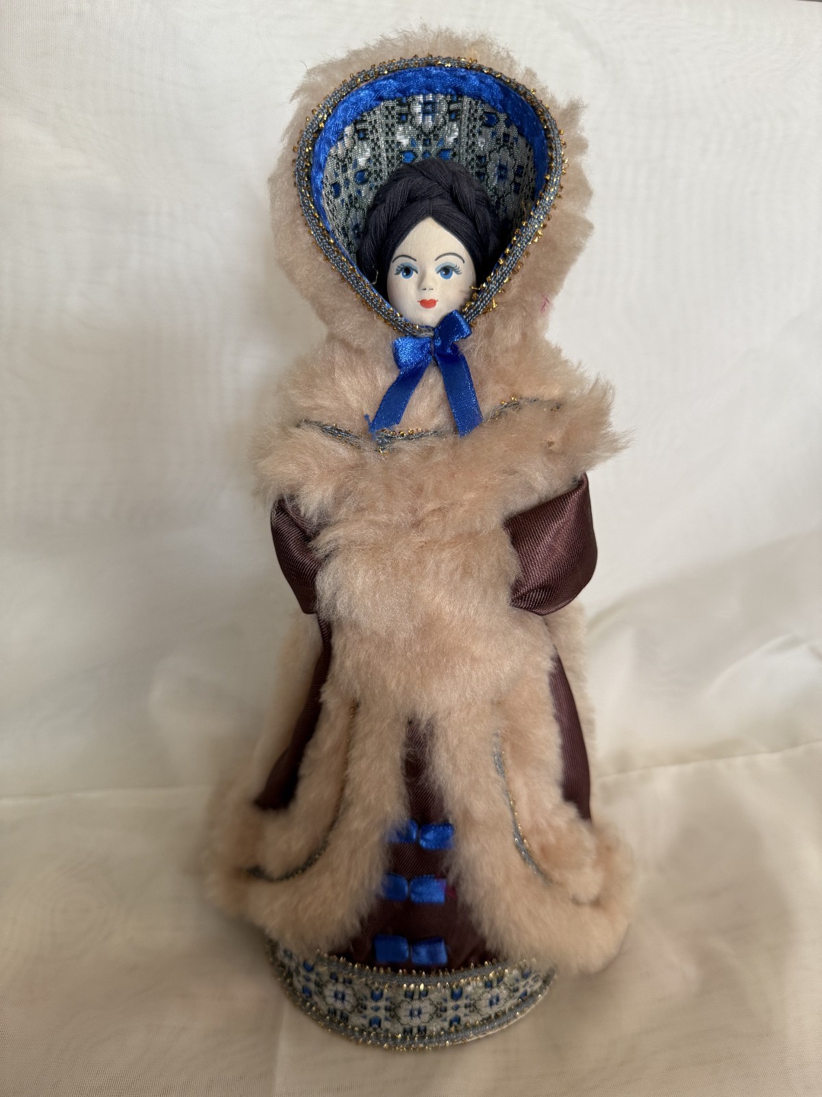 Vintage Russian Porcelain Snow Maiden Doll