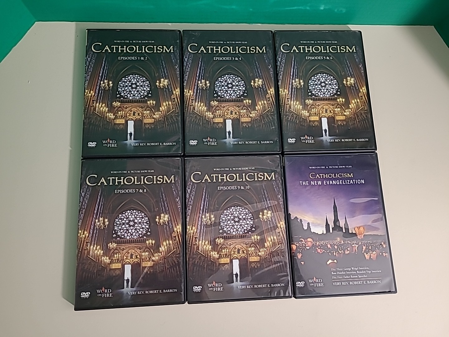 Catholicism 5 Disc DVD Set Bishop Robert Barron Word on Fire & The New Evangelis