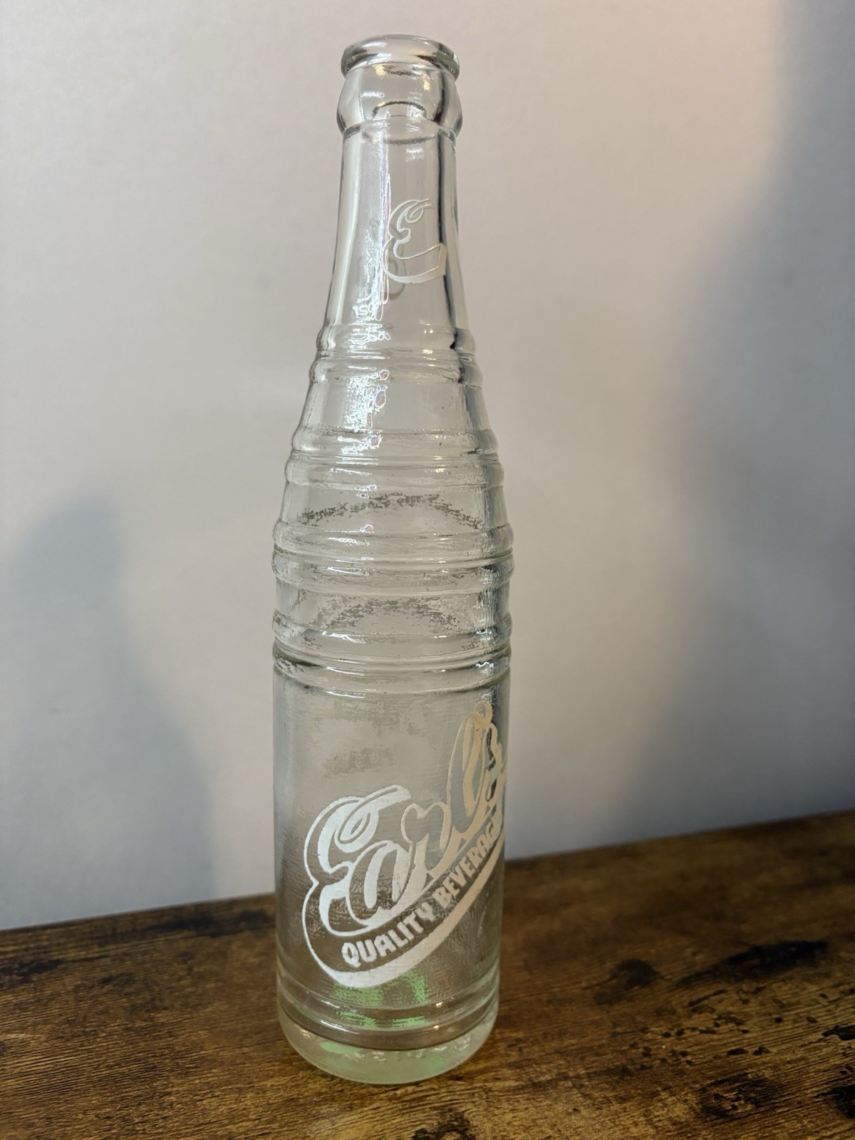 Vintage 1940s 1950s Soda Bottle Earls Beverages - Bottled By 7 Up Co Utah