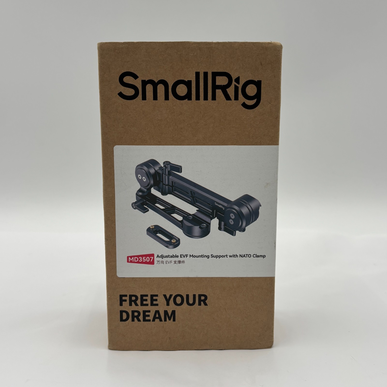 SmallRig Adjustable EVF Mount with Support with NATO Clamp 360 Degree Black New