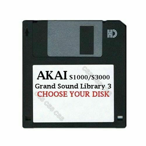 Akai S1000 / S3000 Floppy Disk Grand Sound Library 3 Choose Your Disk