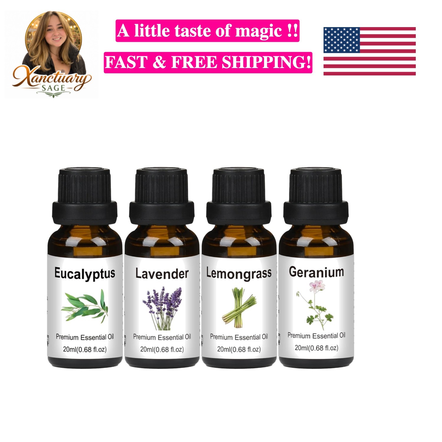 Essential Oils Set - Natural Pure Essential Oils for Diffuser for Home - Lave...