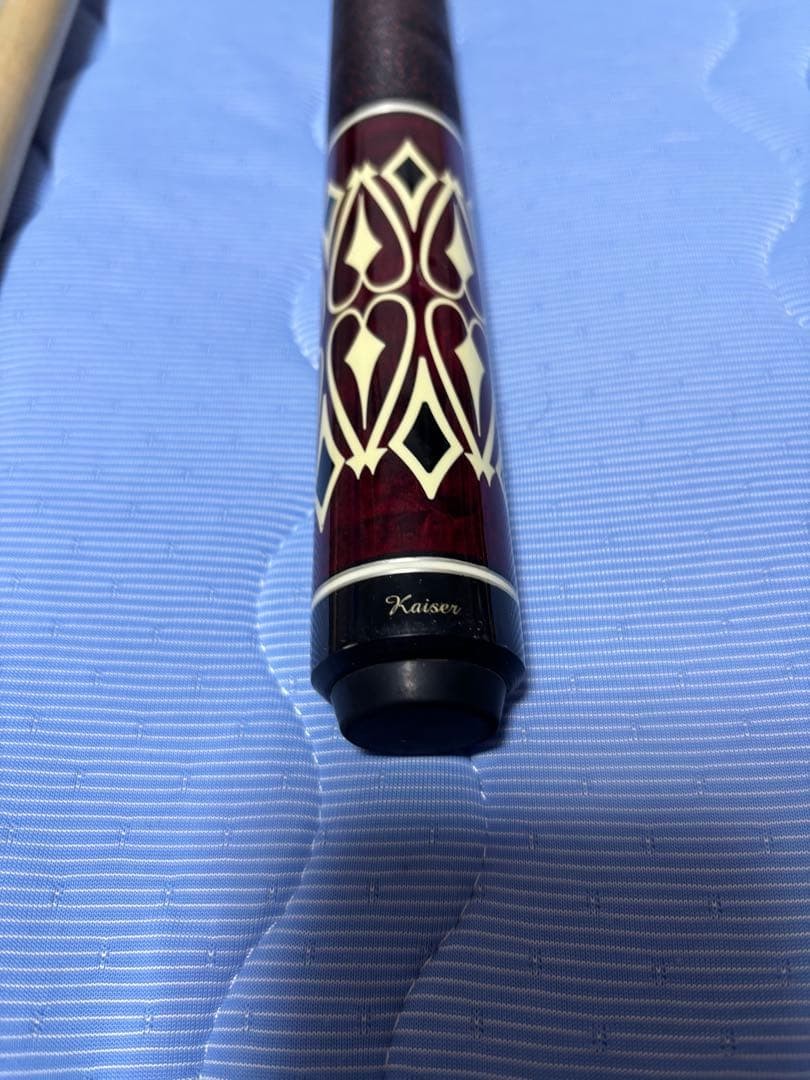 Kaiser Billiard Cue - Decorative Design, Used, No Major Damage rr2