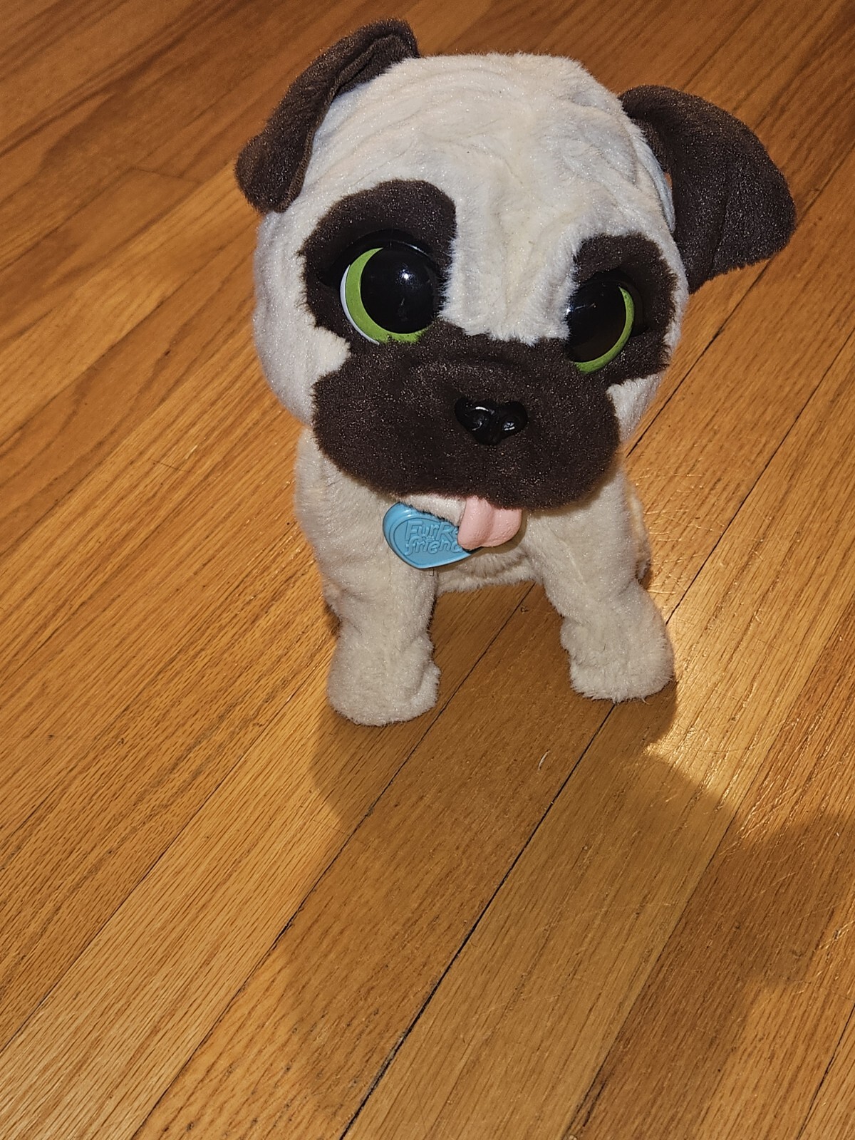 FurReal Friends JJ My Jumpin Pug Interactive Plush 2014 Puppy Dog Tested