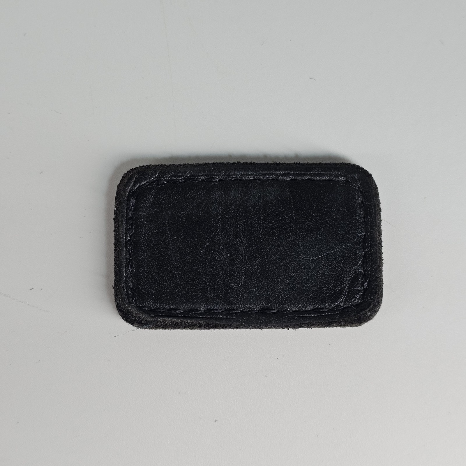 Tumi Small 1-1/4"x2-1/16" Leather Monogram Patch Original OEM Replacement Blank