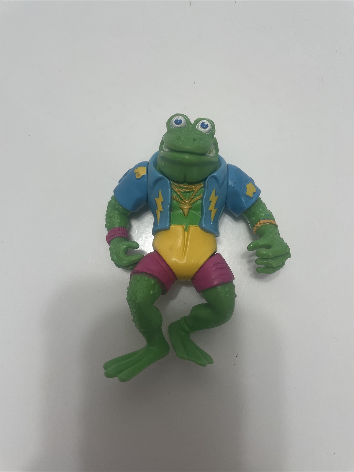 Vintage 1989 Genghis Frog  Teenage Mutant Ninja Turtles  Action Figure