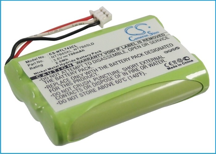 BATTERIE Ni-MH 3.6V 700mAh NT7B65KL NT7B65LD For GE 2-8115