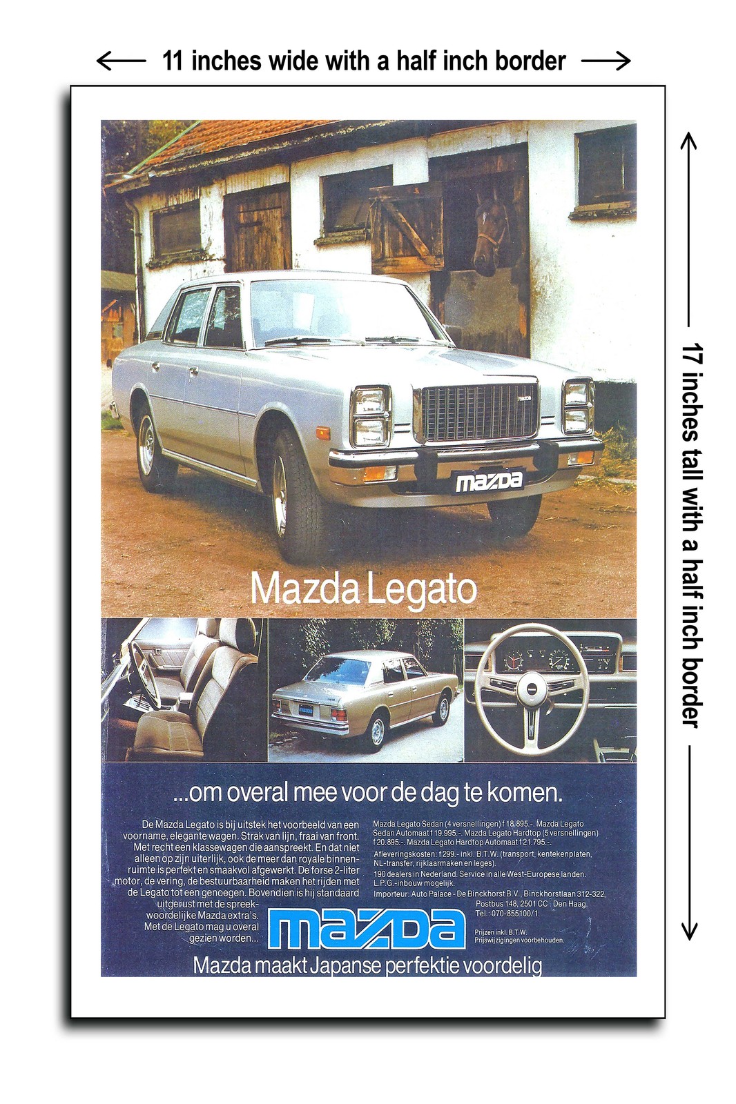 1979 Mazda Legato NL - 11x17 Poster
