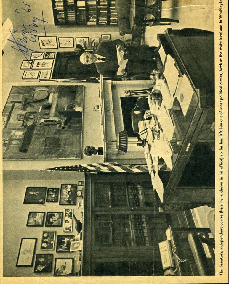 Jacob Javits Jsa Coa Hand Signed 7x9 Photo Authentic Autograph