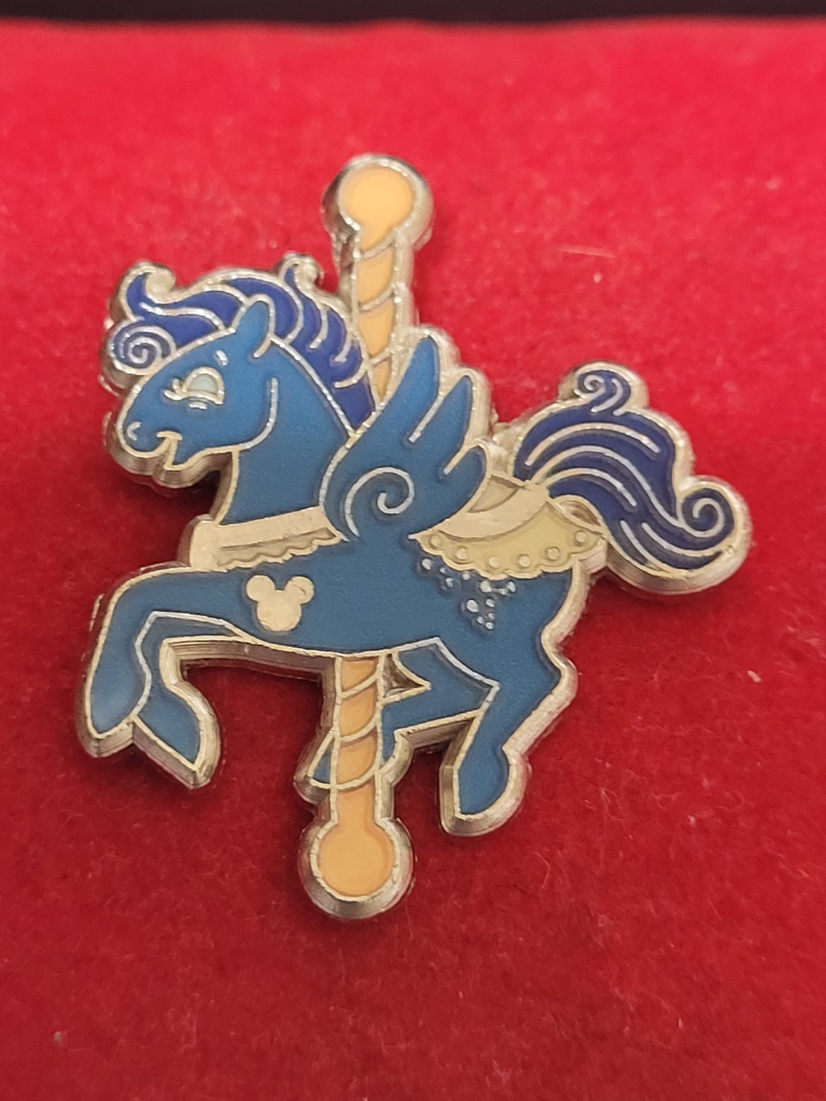 Disney Trading Pin, Fantasia Carousel Pegasus, Blue, H M, #1 of 6, 2017 2Aa