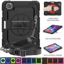 For iPad Pro 12.9" 6th/5th/4th/3rd Gen Shockproof Heavy Duty Tough Case Cover