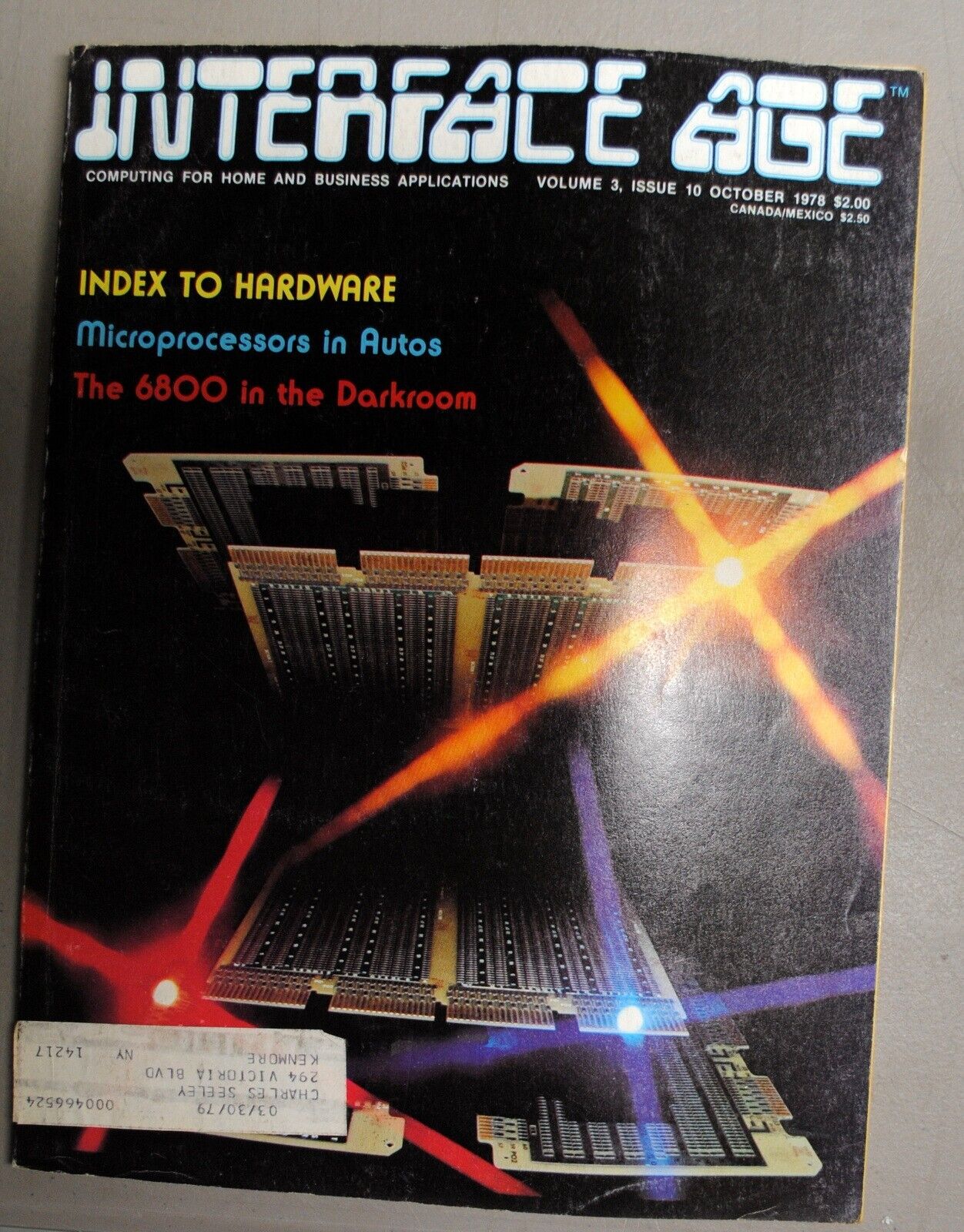 Historic Interface Age October  1978  Vol 3 Issue 10 Ships Worldwide
