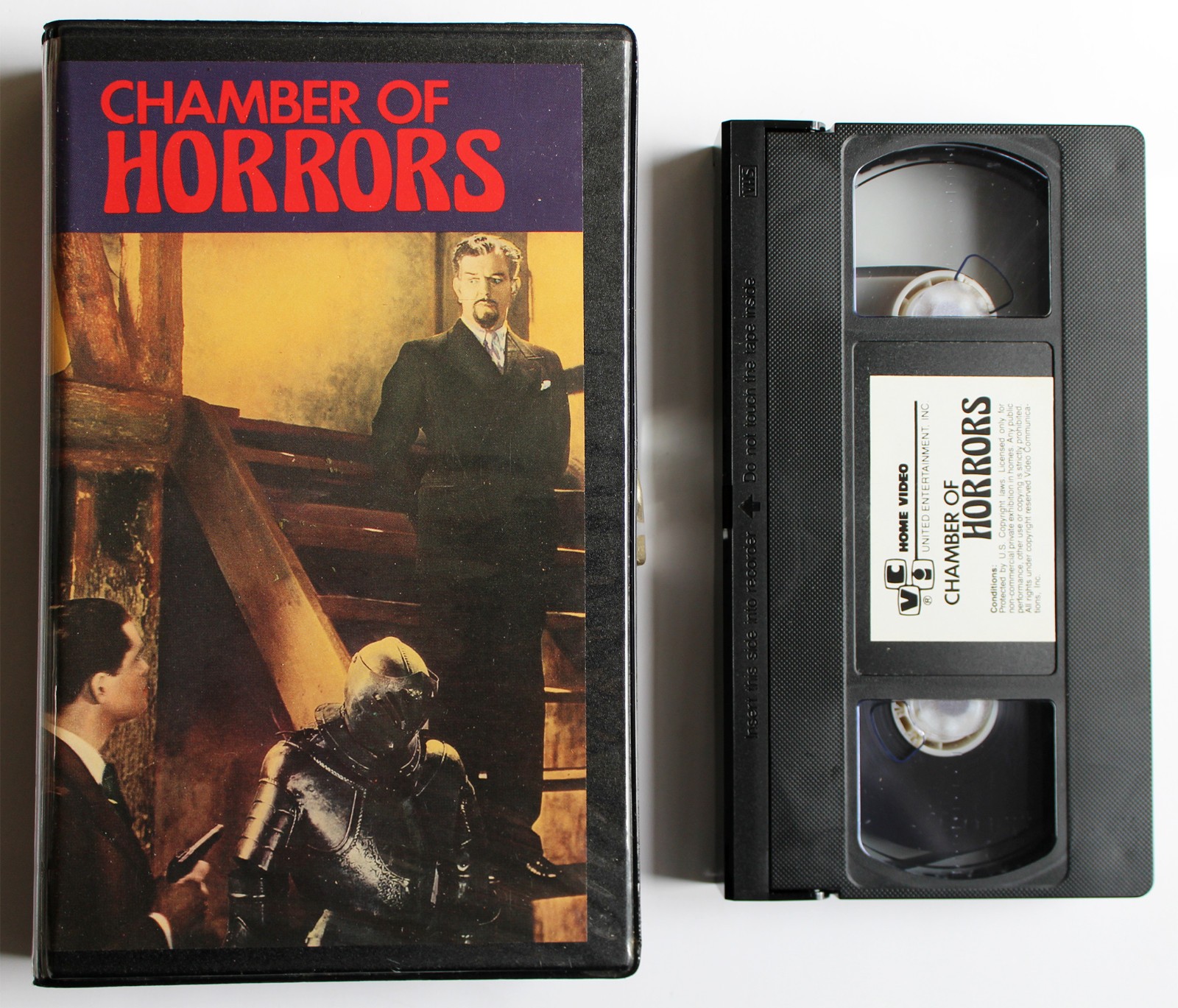 CHAMBER OF HORRORS vhs VCI/United Home Video large clamshell VINTAGE '80s