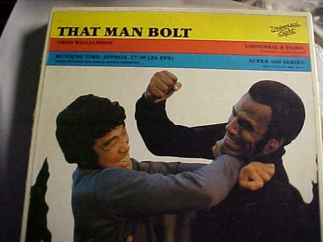 Super 8mm  film THAT MAN BOLT with Fred Williamson  1-400ft sound