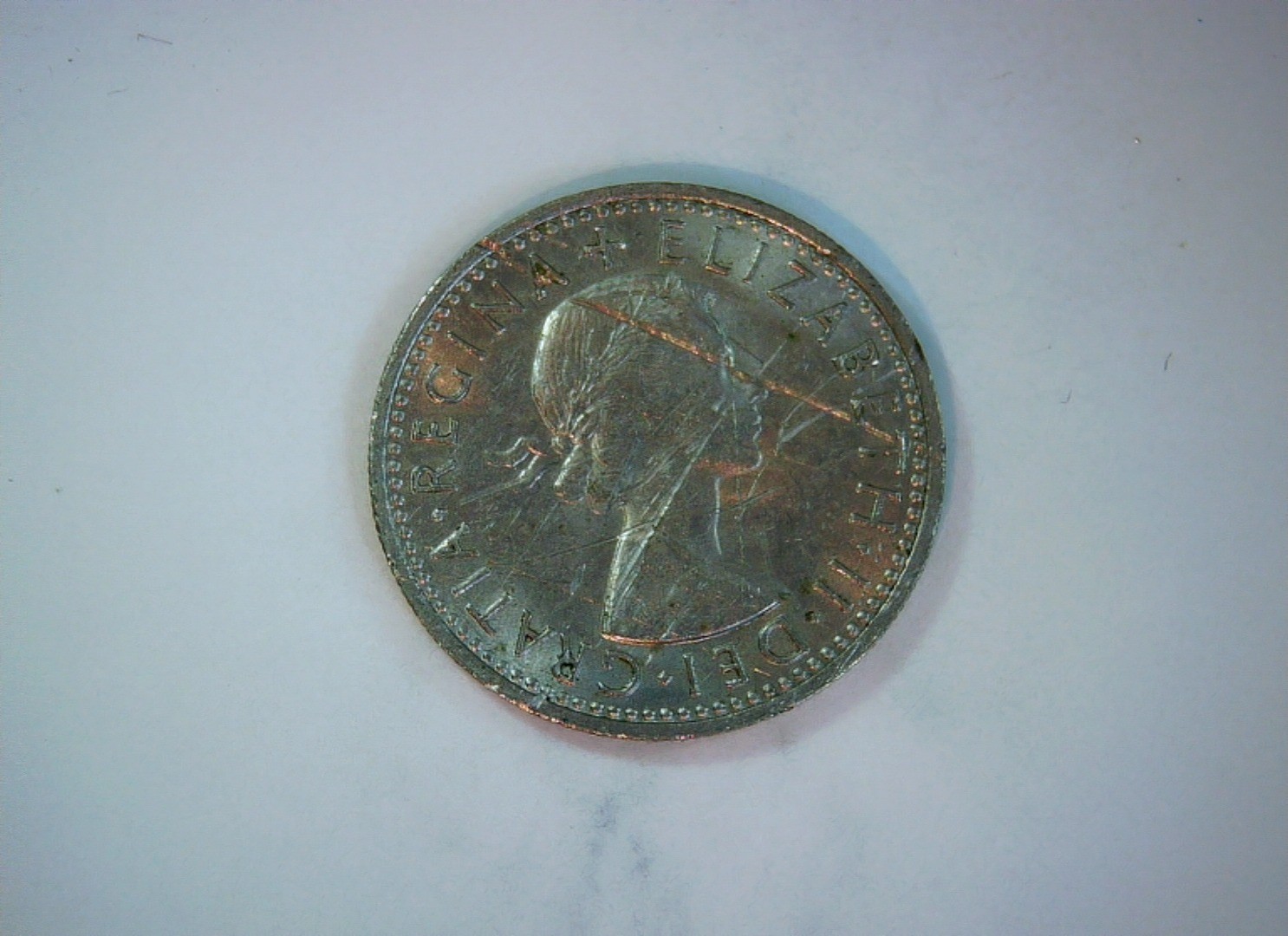 United Kingdom 1966 Sixpence Elizabeth II pre-decimal Sixpence Coin