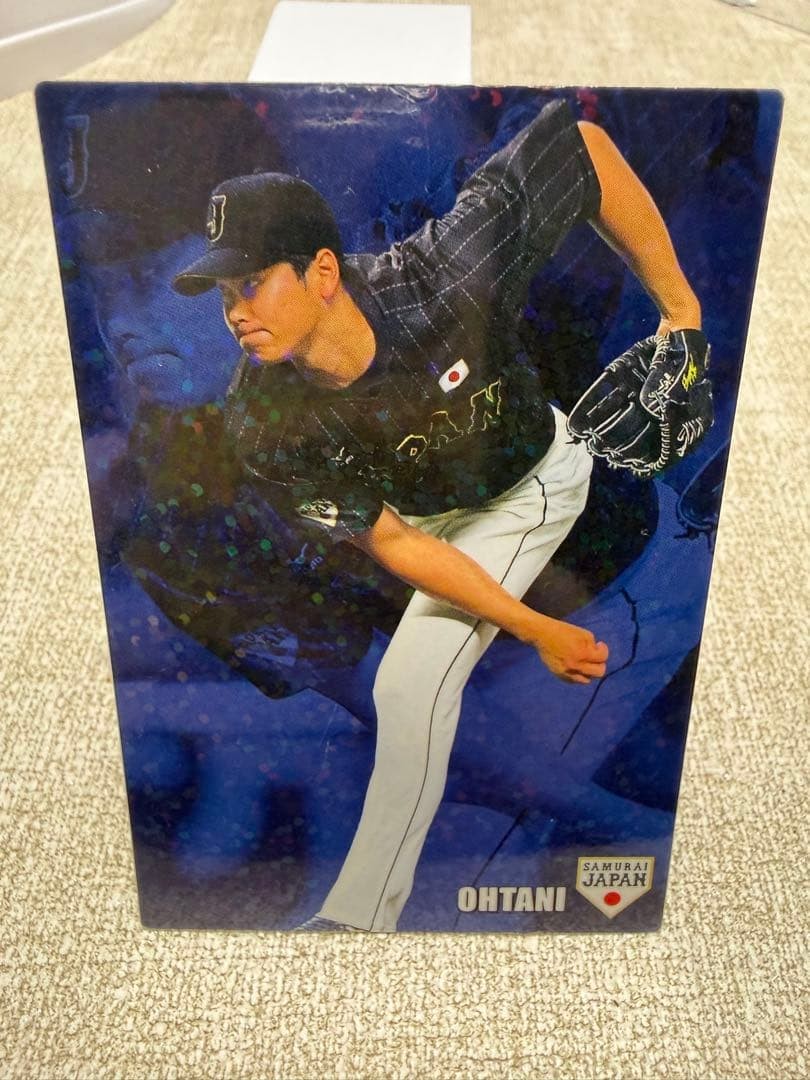 Shohei Otani 2016 Calbee SJ-07 Baseball Trading Card Japan Samurai Used
