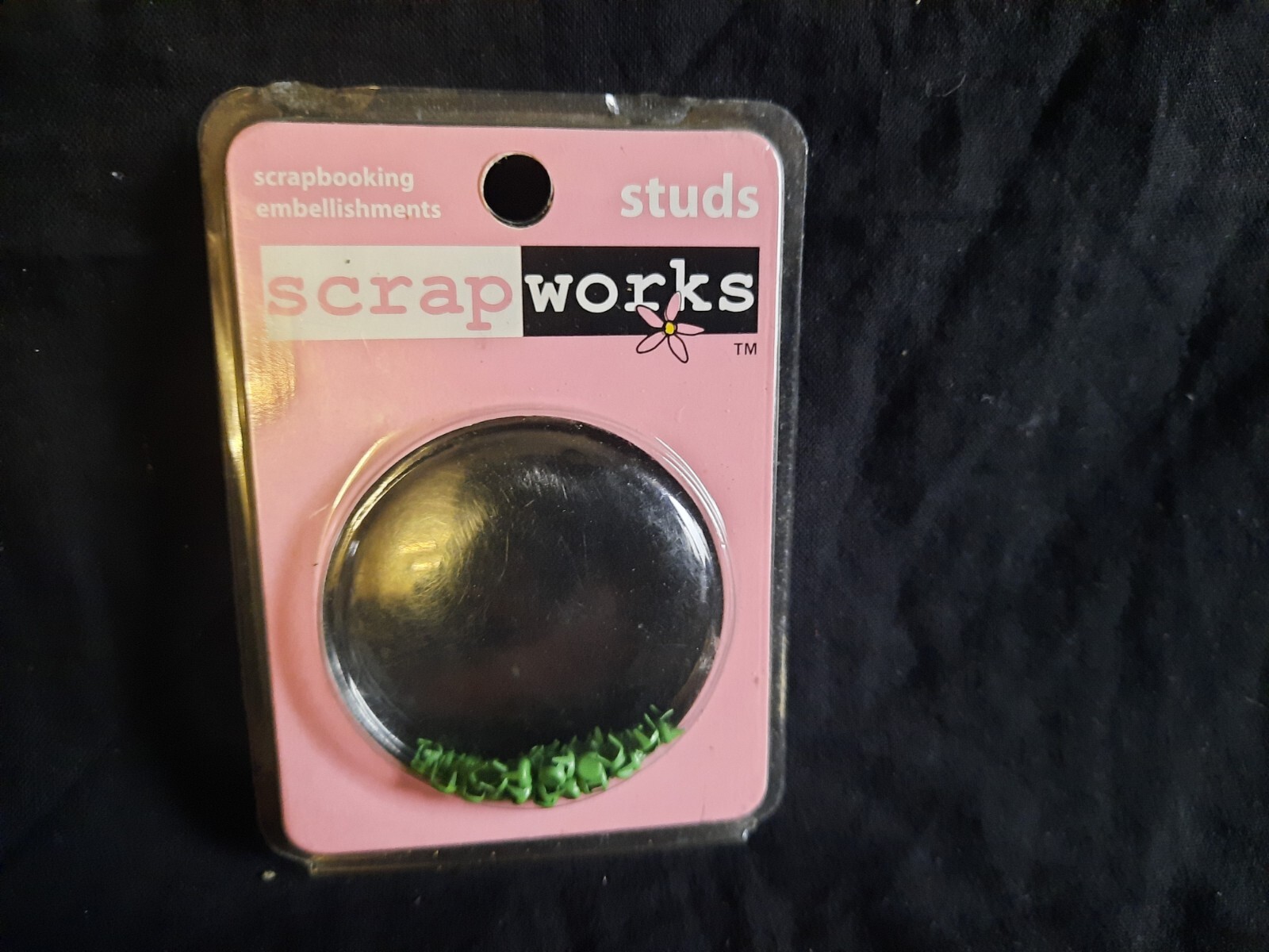 Scrap Works Scrapbooking Embellishments Studs Grass Green stud 50 pieces 