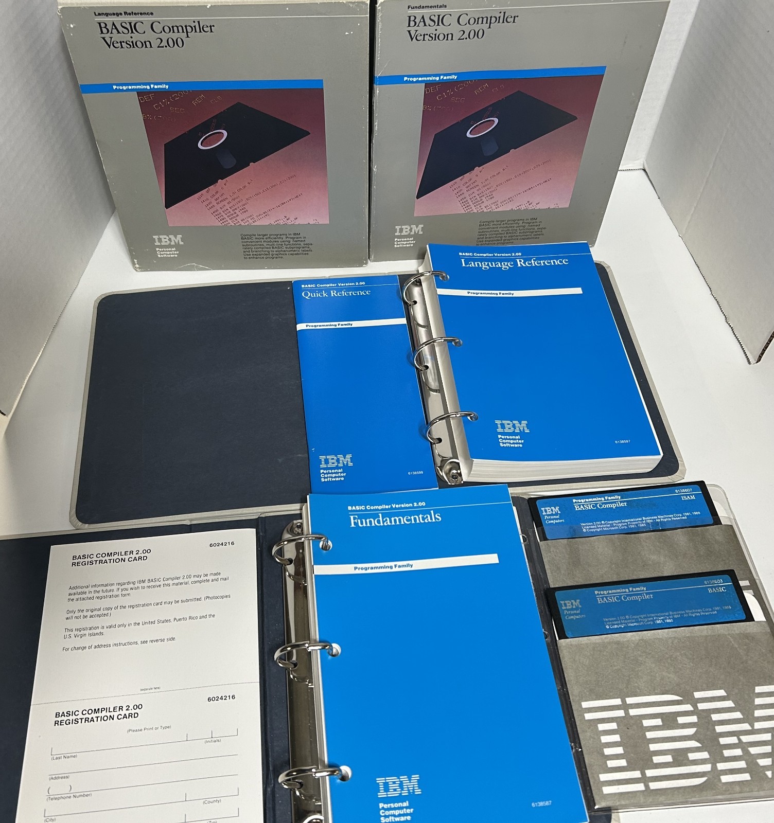 IBM Basic Compiler Vrs 2.0 Includes Software