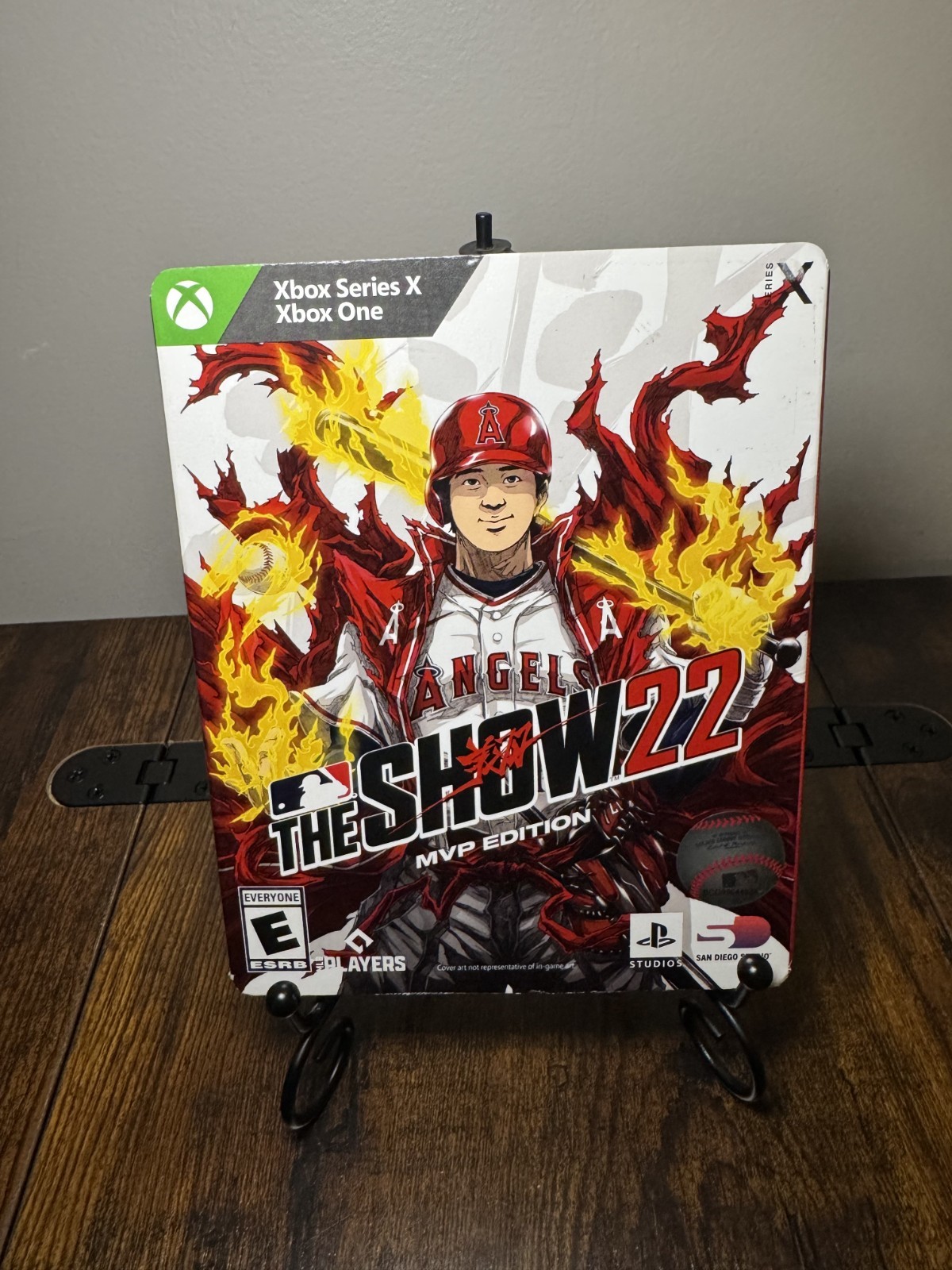 NO GAME CASE ONLY MLB The Show 22 MVP Edition Steelbook Shohei Otani XBOX ONE