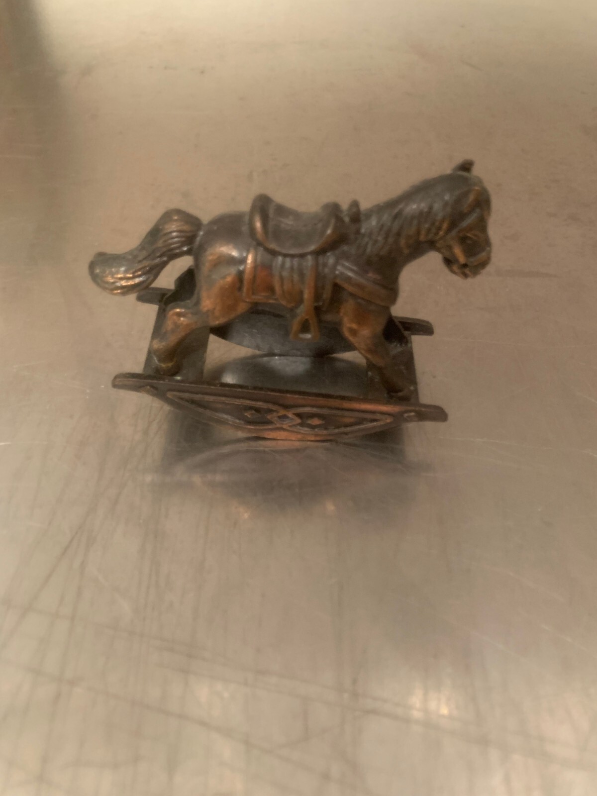 Durham Industries Small Metal Rocking Horse - Ax
